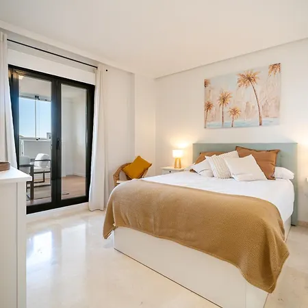 Wonderful Golf & Beach Apartment With Front Seaview And Pool Benalmádena Esterno foto